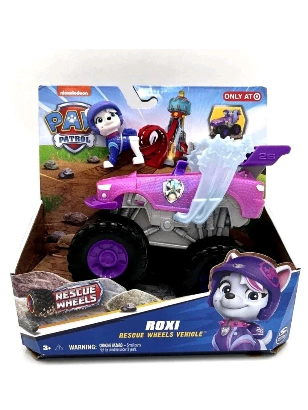 Paw Patrol Rescue Wheels Roxi Exclusive Vehicle & Figure, New in Box